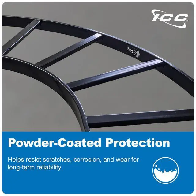 Alt view image 6 of 6 - Cable Runway Rack 90° Flat Corner, 16-Gauge Steel, Made in USA