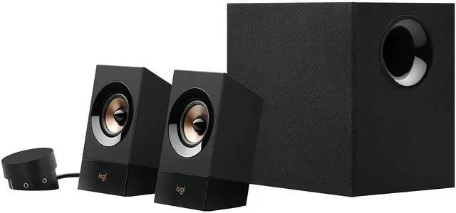 Main image of Z533 2.1 Multimedia Speaker System with Subwoofer, Powerful Sound, Booming Bass, 3.5mm Audio and RCA Inputs, PC/PS/Xbox/TV/Smartphone/Tablet/Music Player