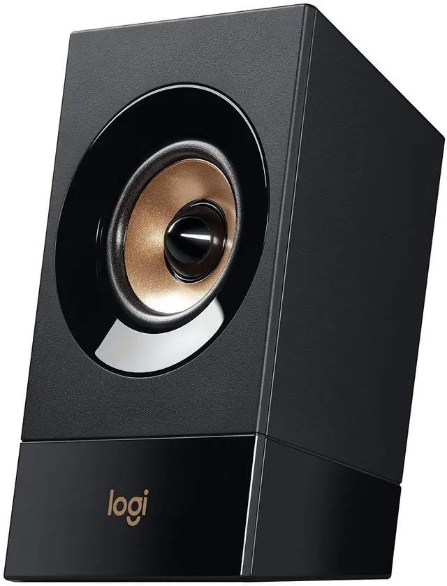 Alt view image 3 of 6 - Z533 2.1 Multimedia Speaker System with Subwoofer, Powerful Sound, Booming Bass, 3.5mm Audio and RCA Inputs, PC/PS/Xbox/TV/Smartphone/Tablet/Music Player