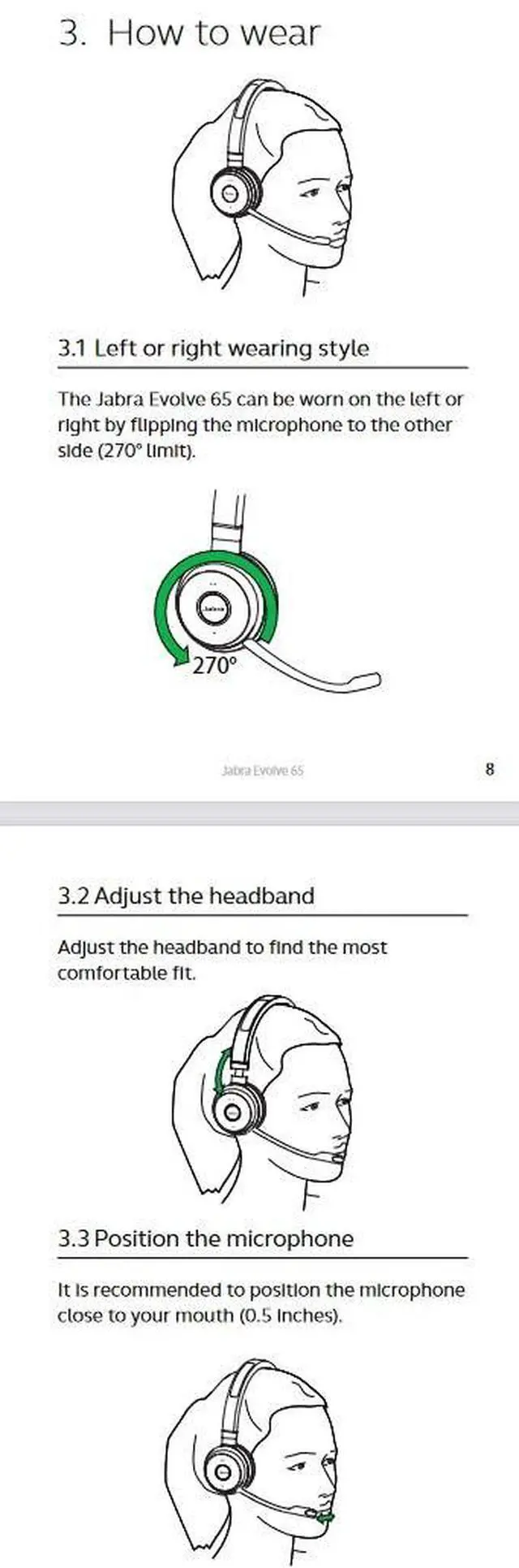 Alt view image 2 of 6 - Evolve 65 UC Wireless Headset, Mono Includes Link 370 USB Adapter Bluetooth Headset with Industry-Leading Wireless Performance, Passive Noise Cancellation, All Day Battery
