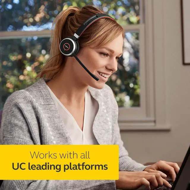 Alt view image 3 of 6 - Evolve 65 Mono UC, Charging Stand & Link 370 - Professional Unified Communicaton Headset
