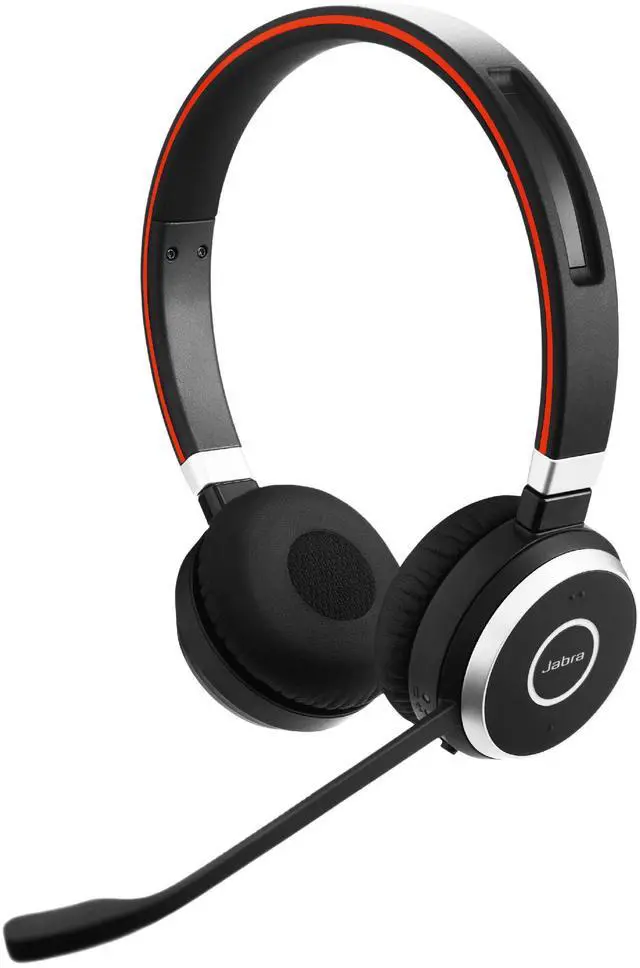 Main image of Evolve 65 UC Wireless Headset, Stereo Includes Link 370 USB Adapter Bluetooth Headset with Industry-Leading Wireless Performance, Passive Noise Cancellation, All Day Battery, Stereo Speaker