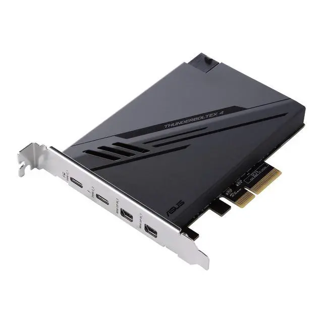 Alt view image 3 of 6 - ThunderboltEX 4 with Intel® Thunderbolt 4 JHL 8540 Controller, 2 USB Type-C Ports, up to 40Gb/s bi-Directional Bandwidth, DisplayPort 1.4 Support, up to 100W Quick Charge, Black