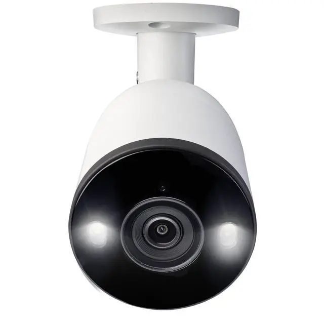 Alt view image 2 of 6 - Outdoor 4K IP Add-On Metal Bullet Security Camera | NVR Add-On | Smart Motion Detection | 2-Way Talk | Color Night Vision | IP67 Waterproof | Requires Recorder