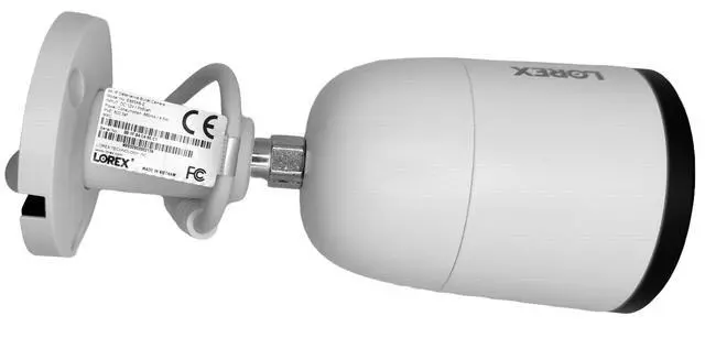 Alt view image 4 of 6 - Outdoor 4K IP Add-On Metal Bullet Security Camera | NVR Add-On | Smart Motion Detection | 2-Way Talk | Color Night Vision | IP67 Waterproof | Requires Recorder