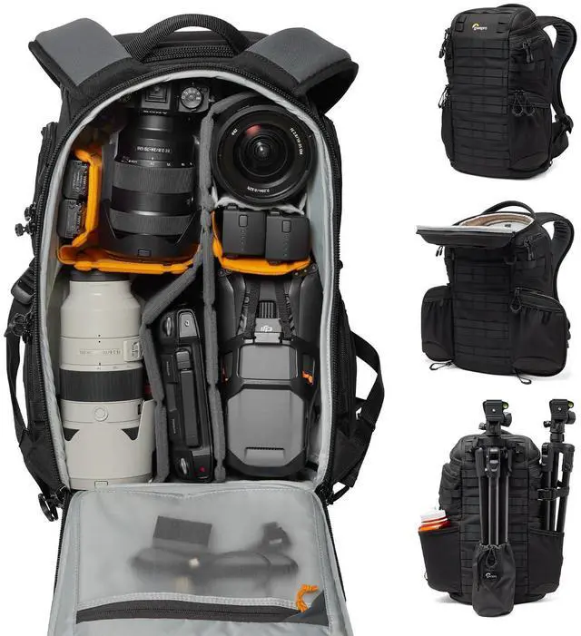 Main image of ProTactic BP 350 AW III Camera Backpack, 4-point Access, Professional Camera Bag, DSLR/Drones/Mirrorless, Up to 14" Laptop, Rain Cover, for Photographer,Videographer, Volume 17L