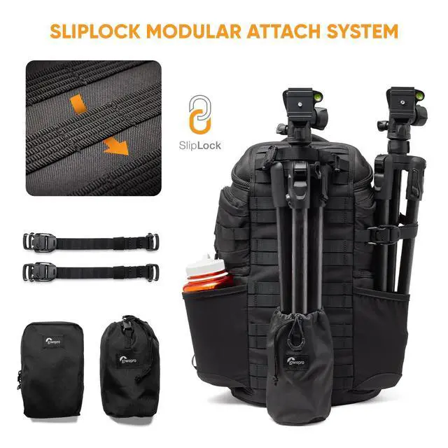 Alt view image 5 of 6 - ProTactic BP 350 AW III Camera Backpack, 4-point Access, Professional Camera Bag, DSLR/Drones/Mirrorless, Up to 14" Laptop, Rain Cover, for Photographer,Videographer, Volume 17L