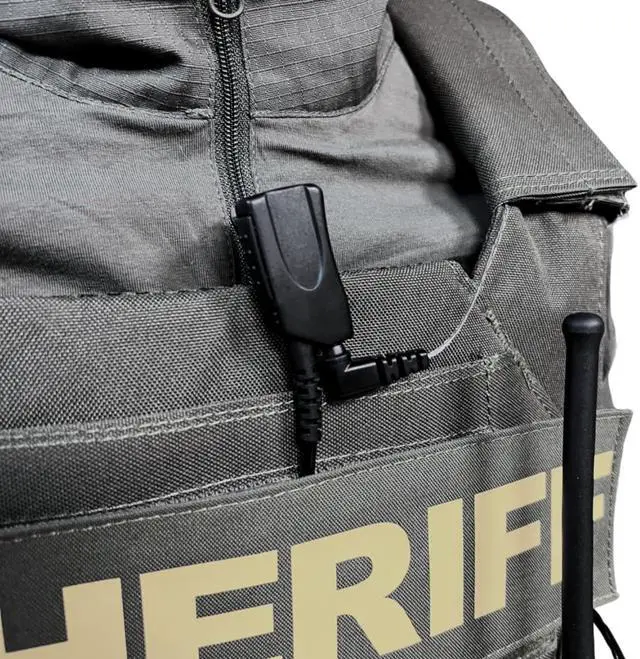 Alt view image 6 of 6 - HDLO - Tubeless, Covert High Definition 3.5mm Police Listen Only Earpiece (HDLO-3.5-B), Designed for Law Enforcement and Military, Black