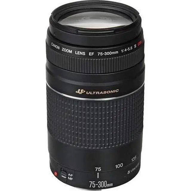 Alt view image 3 of 5 - EF 75-300mm f/4-5.6 III Telephoto Zoom Lens for SLR Cameras