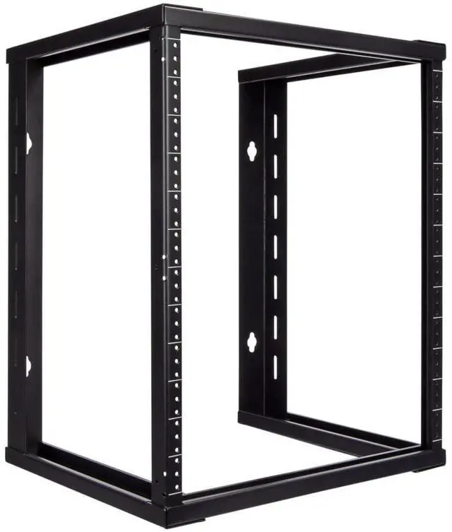 Main image of 12U Wall Mount Rack - Server Rack for 19 Inch IT Equipment Open Frame Rack Network Rack for AV & Server Equipment 16 Deep Rack, Black