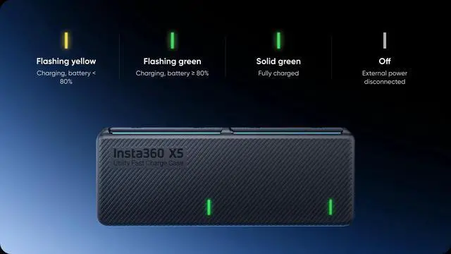 Alt view image 3 of 6 - X5 Battery(2400mAh)& Fast Charge Hub Bundle/Only for X5 360 Camera (1Battery+1 Charger)