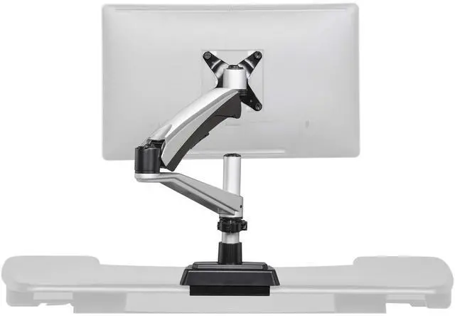 Main image of Single Monitor Arm - VESA Monitor Mount w/ 360 Degree Adjustment - Monitor up to 27 inches, 19.8 lbs - Single Monitor Mount with Full Adjustability - Computer Monitor Stand for Home or Office