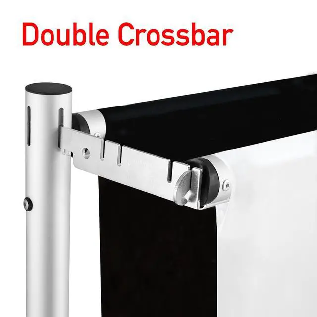 Alt view image 2 of 6 - Double Backdrop Stand Heavy Duty,10x10ft Double Crossbar Pipe and Drape Stand, Adjustable Aluminium Flower Wall Backdrop, Back Drop Stand for Party Event, Trade Shows & Wedding Decor