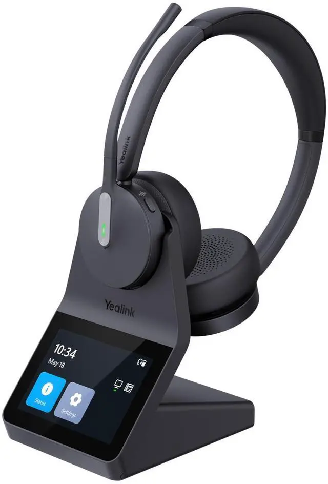 Main image of HA64 Pro Dual Wireless Office Headset with Mic for Work, DECT & Bluetooth Computer and Desk Phone Headset, Microsoft Teams & Zoom Certified, Noise Cancelling