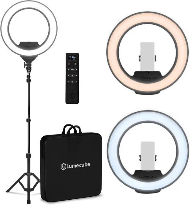 Main image of Ring Light Pro | Wireless Professional Lighting for Photography, Streaming, Video | Fully Adjustable Color and Brightness | Includes Sturdy, Portable Tripod Mount and Padded Carrying Case