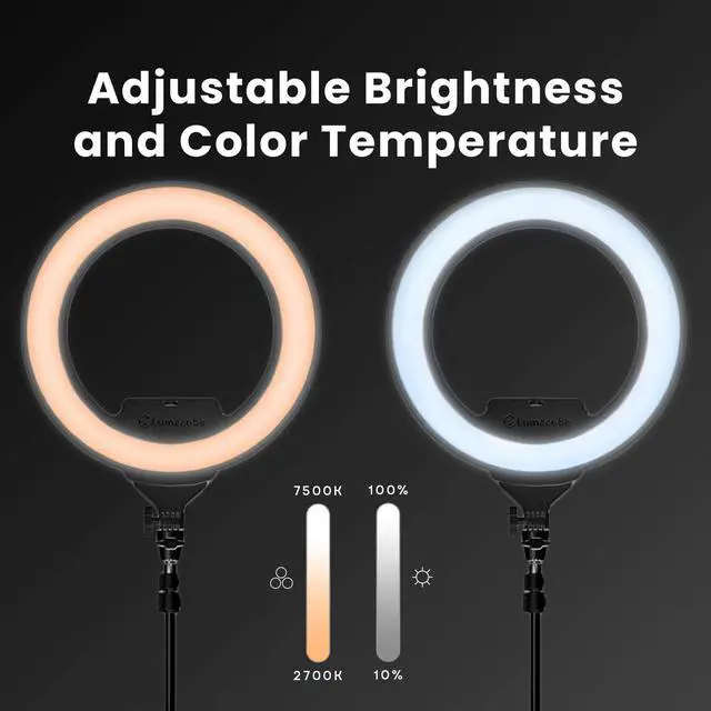 Alt view image 5 of 6 - Ring Light Pro | Wireless Professional Lighting for Photography, Streaming, Video | Fully Adjustable Color and Brightness | Includes Sturdy, Portable Tripod Mount and Padded Carrying Case