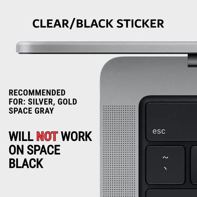 Alt view image 3 of 4 - (100pcs) Mac OS Shortcuts Sticker for Air/Pro | Keyboard Stickers for macOS | Laminated Vinyl MacBook Cheatsheet | MacBook Shortcuts 2026 (Clear/Black/100pk)