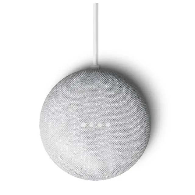Alt view image 2 of 4 - Nest Mini 2nd Gen - Bluetooth Speaker with English and Muliti Language Compatibility for Use Anywhere (Light Gray)