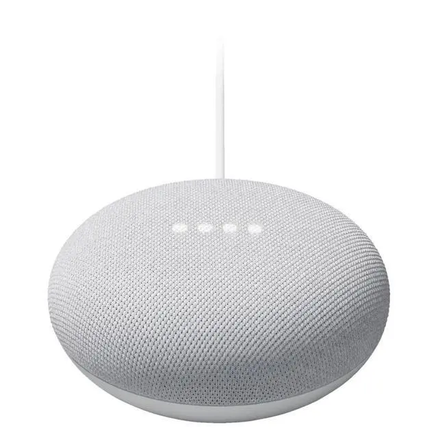 Alt view image 4 of 4 - Nest Mini 2nd Gen - Bluetooth Speaker with English and Muliti Language Compatibility for Use Anywhere (Light Gray)