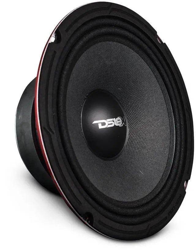 Main image of PRO-X8.4M Loudspeaker - 4", Midrange, Red Steel Basket, 550W Max, 275W RMS, 8 Ohms - Premium Quality Audio Door Speakers for Car or Truck Stereo Sound System (1 Speaker)