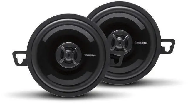 Main image of P132 Punch 3.50" 2-Way Coaxial Full Range Speakers - Black (Pair)