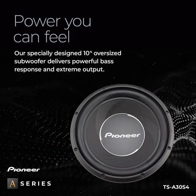 Alt view image 3 of 4 - TS-A30S4 12 Component Subwoofer, 1400 Watts Max Power