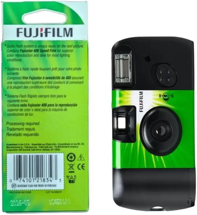 Alt view image 4 of 6 - QuickSnap Flash 400 One-Time-Use Camera (3-Pack)