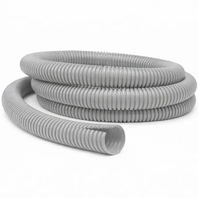 Main image of Colored Split Wire Loom Tubing 1" Inch 100 Ft Long - Gray Conduit Cover for Cords - Corrugated Tubing and Protector for Automotive - Durable Polyethylene
