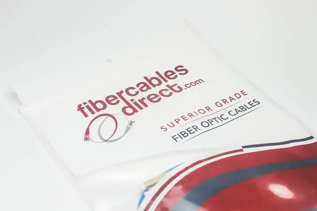Alt view image 4 of 4 - FiberCablesDirect OS2 Single-Mode Fiber Patch Cable | Length Options: 0.5M-300M | LC to ST | 75M (246.06ft) | Duplex 9/125µm | 1G/10G SFP & 10GBASE Compatible | Yellow OFNR PVC