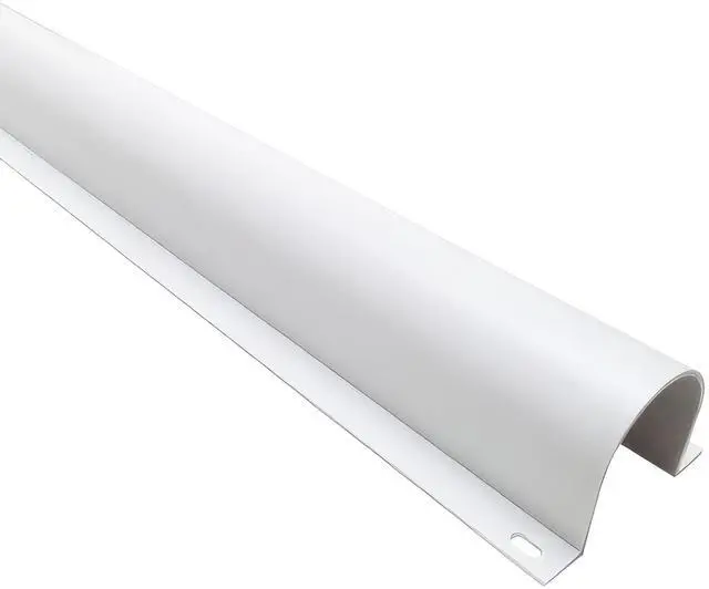 Main image of 3/4" Plastic Flanged Wire Guard Cable Raceway - (5 x 58 Inch Sticks = 24.1 Feet) - White