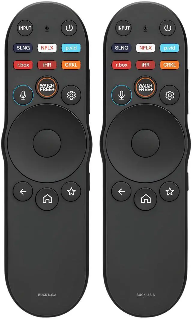 Main image of 2 Pack XRT270 Vizio Smart TV Remote Replacement - Easy Setup, Shortcut Keys, Universal Remote for SmartCast TVs - Vizio Remote Control Replacement for FHD 4K Quantum D, M, P, V Series