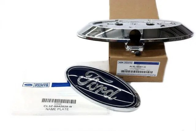 Alt view image 2 of 6 - 2009-2014 F-150 Tailgate Back Up Camera Housing Bezel & Emblem UPDATED OEM