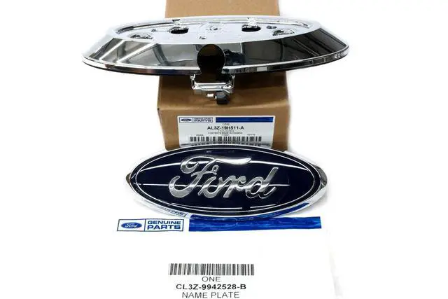 Alt view image 3 of 6 - 2009-2014 F-150 Tailgate Back Up Camera Housing Bezel & Emblem UPDATED OEM