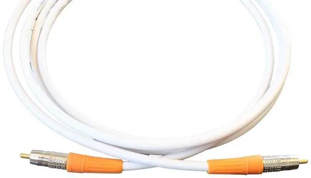 Alt view image 2 of 3 - BJC Coaxial Digital Audio Cable (50 Foot, RCA to RCA, White)