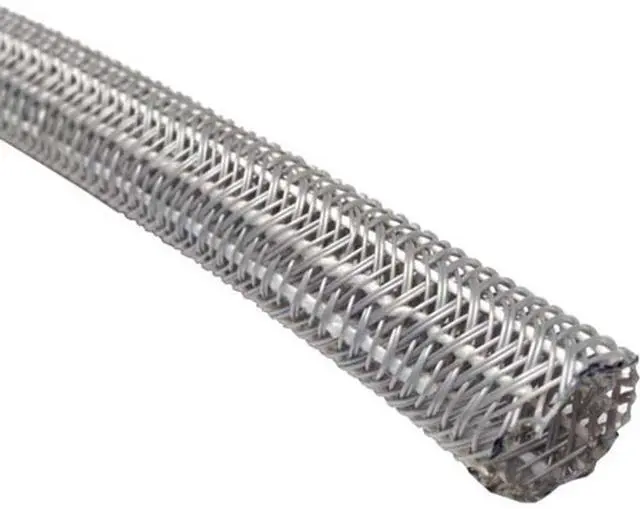 Main image of 1/2" Hook Self Closing Sleeve Braid Wrap Around Sleeving Flame Retardant Flexible Mesh Cord Cover Cable Protector Wire Organizer - 100 Feet - Gray