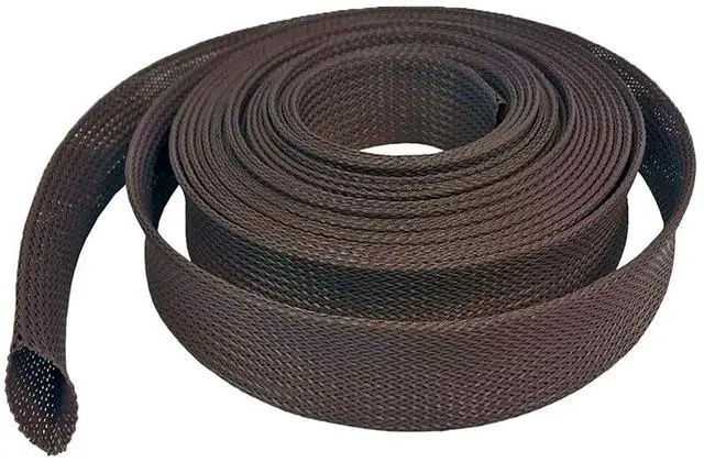 Main image of 1/2" Chewing Resistant Braided Sleeving Repulsive Hose Wire Mesh Cable Protection Flexible Expandable Wrap - 250 Feet
