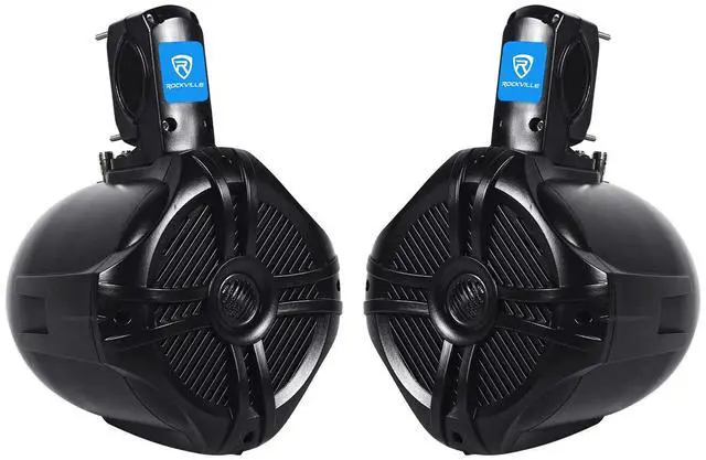 Main image of RWB65B 500W 6.5" Marine Wakeboard Tower Speakers, 4 Ohm, Waterproof, Durable Mounting, High-Fidelity Sound, Perfect for Boats, Jeeps, ATVs