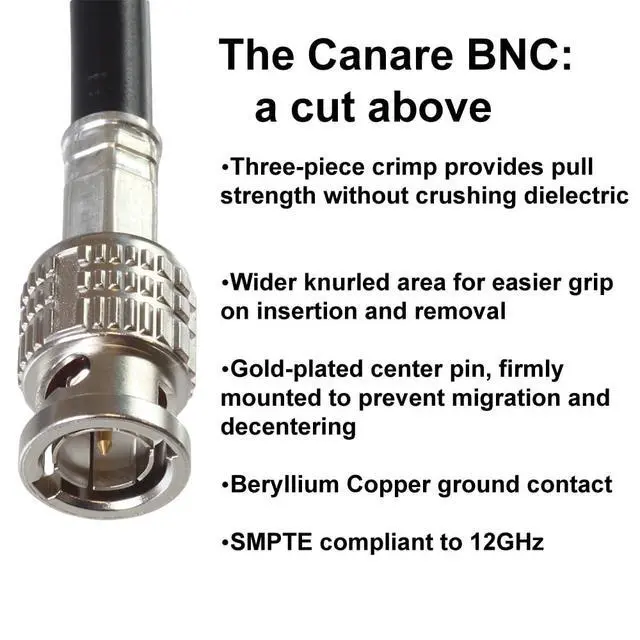 Alt view image 3 of 3 - BJC Coaxial Digital Audio Cable (35 Foot, RCA to BNC, Black)