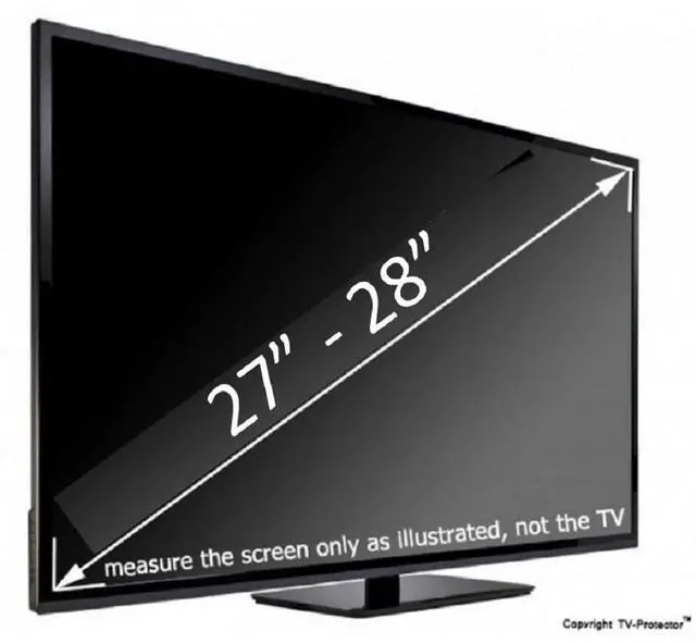 Alt view image 2 of 4 - 27-28 inch Anti-blue Light Screen Protector for LCD, LED and Plasma TVs