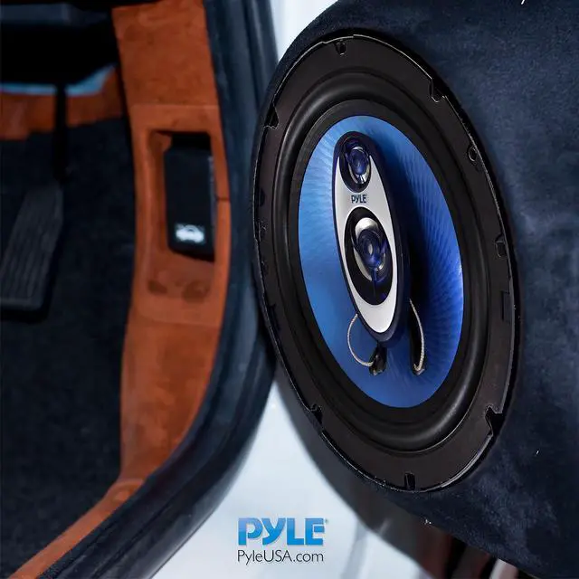 Alt view image 6 of 6 - 4 New PL63BL 6.5" 720 Watt 3-Way Car Audio Coaxial Speakers Blue Stereo