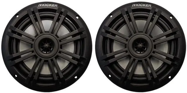 Main image of Black OEM Replacement Marine 6.5" 4 Ohm Coaxial Speakers