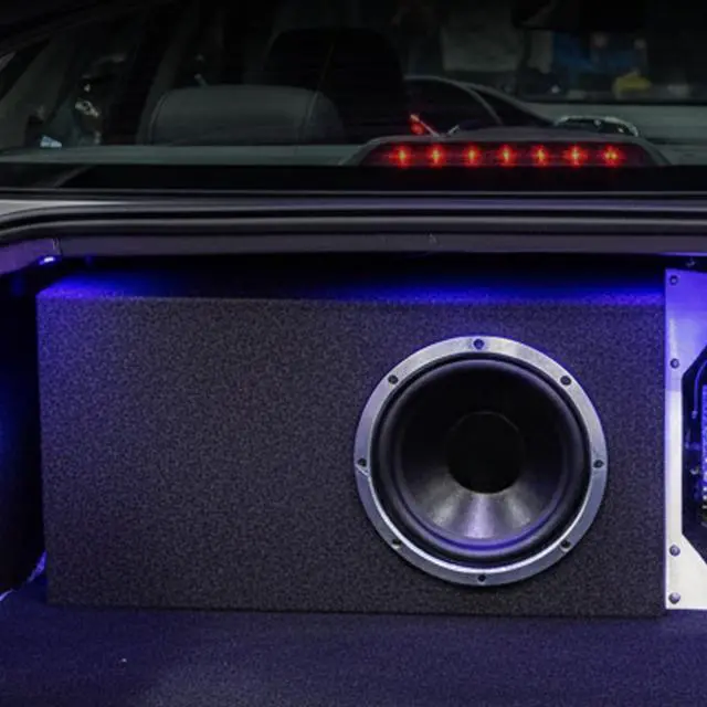 Alt view image 4 of 4 - QPower HD112VL Single 12 Inch SPL XL Heavy Duty Side Ported Subwoofer Box Enclosure with Durable Carpet Covering for Car Audio Systems