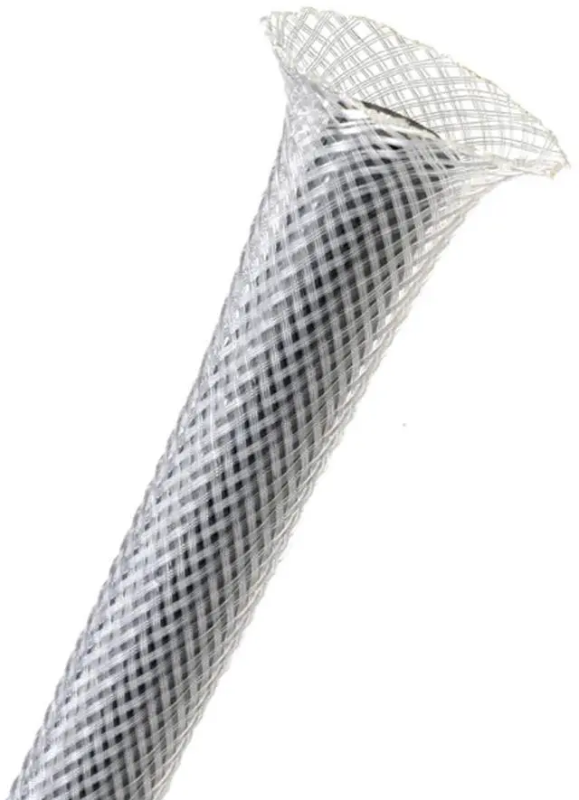 Main image of 2" PET Expandable Braided Sleeving - Color: Clear - Length: 50FT