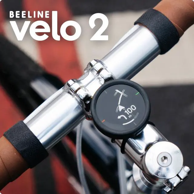 Alt view image 2 of 4 - Bike GPS Computer - Velo 2 | Wireless Global Navigation Map | Weatherproof & 11+ Hours Battery Life | USB Charging | Sat Nav for Cycling with a Strap Mount Included | Glove Friendly