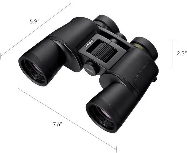 Alt view image 4 of 4 - Action 8x42 Binocular | Multilayer-Coated Optics, Bright, Wide View, 8X Power, Turn-and-Slide Adjustable eyecups and Tripod-Ready Porro-Prism Design