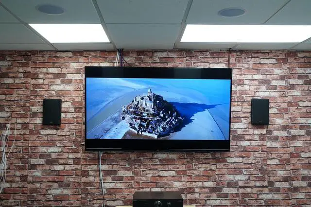 Alt view image 2 of 4 - RockSlim Pair Black 5.25" 240W Home Theater Speakers, 8 Ohm, Slim Wall-Mount Design, Clear Audio, Durable Build, for Home Theater Enthusiasts