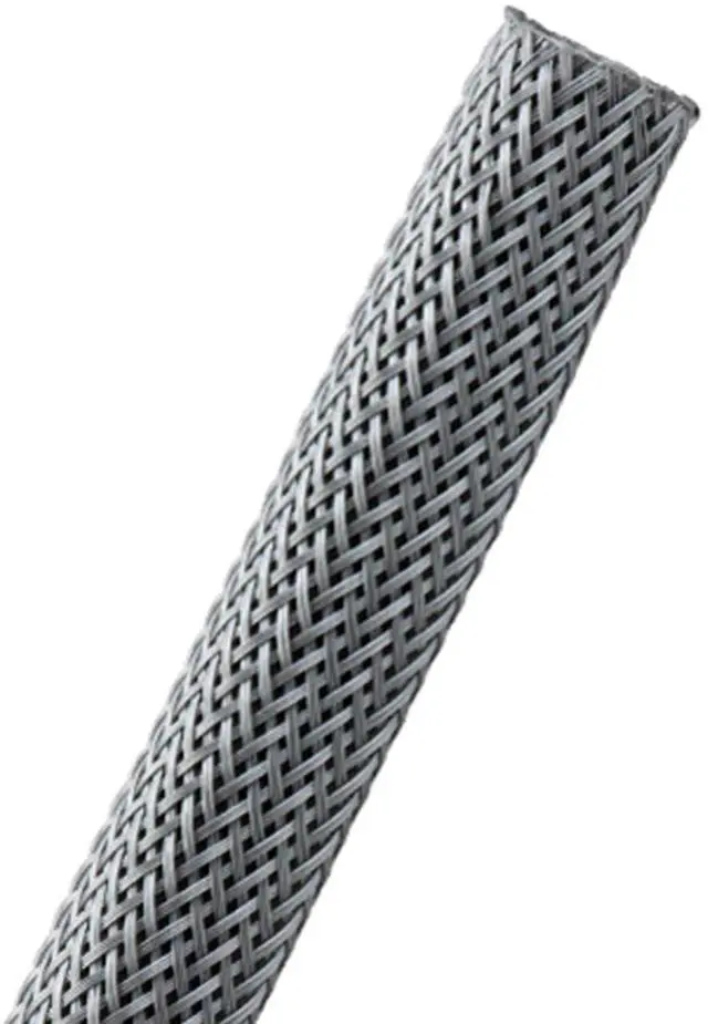 Main image of 1/8" PET Expandable Braided Sleeving - Color: Platinum Gray - Length: 225FT