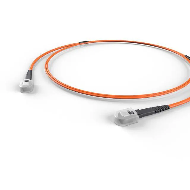 Alt view image 2 of 4 - FiberCablesDirect OM1 Multimode Fiber Patch Cable | Length Options 0.5M300M | MTRJ MTRJ | 30M (98.43ft) | Duplex 62.5/125µm | 1Gb Ethernet | Orange OFNR PVC