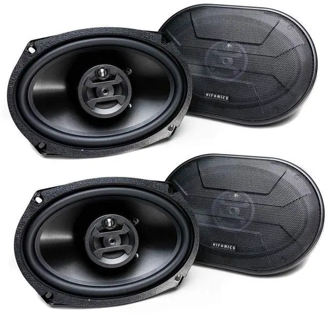 Main image of Zeus ZS-693, 800 Watt 6 x 9 Inch 3 Way Car Audio Coaxial Speakers, 2 Pairs, Black