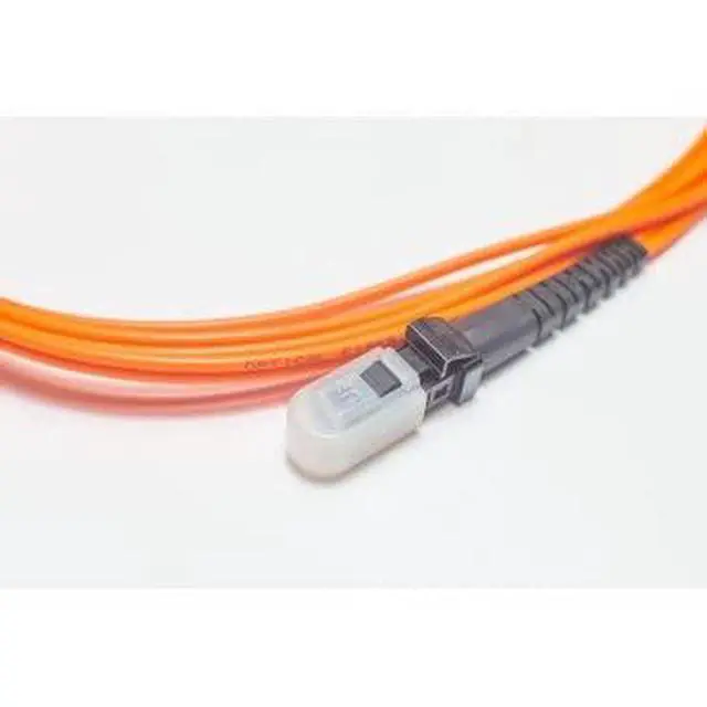 Alt view image 3 of 4 - FiberCablesDirect OM1 Multimode Fiber Patch Cable | Length Options 0.5M300M | MTRJ LC | 35M (114.83ft) | Duplex 62.5/125µm | 1Gb Ethernet | Orange OFNR PVC